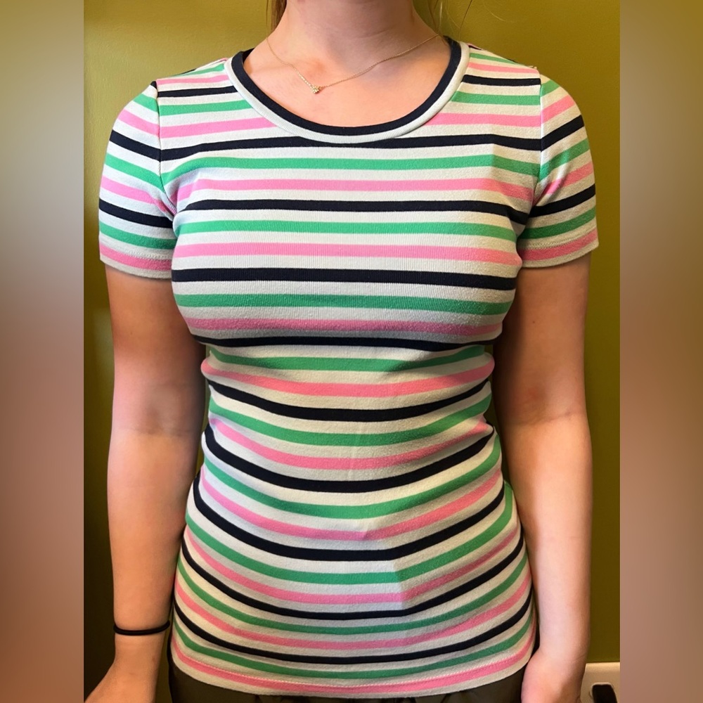 J Crew striped T shirt